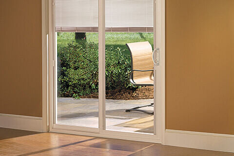 Sliding Doors With Built In Blinds, How Much Do Patio Door Blinds Cost