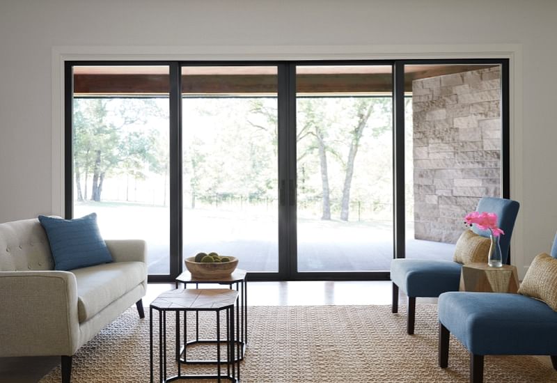 How To Use Sliding Doors As Interior Room Dividers Pella Windows - How Much To Install A Sliding Glass Wall