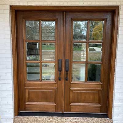 Wood Entry Doors Add Elegance To, Wooden Double Front Entry Doors