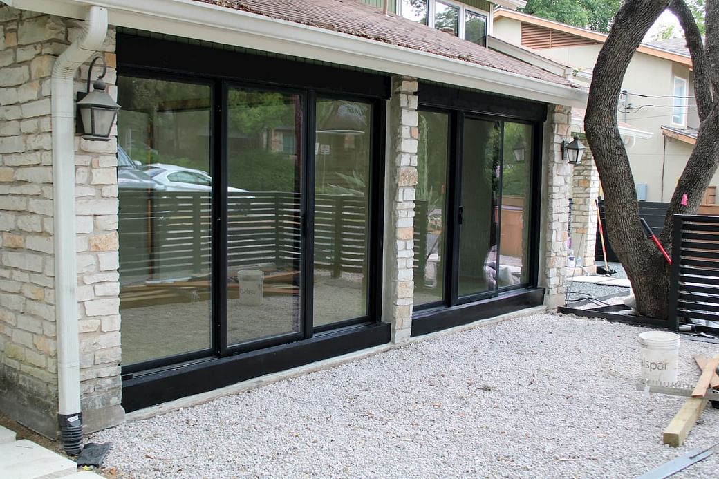 Triple Sliding Glass Doors Complete, Convert Garage Door To French Door
