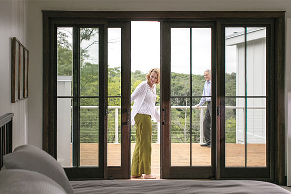 Modern Patio Doors For New Homeowners, Wood Frame Sliding Patio Doors